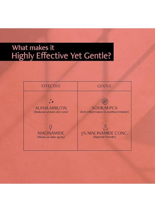 Deconstruct Niacinamide Serum | Multi-Benefit Serum for Pigmentation, Acne Marks, Dark Spots & Tanning | Tested for Oily & Sensitive Skin | 5% Niacinamide + 2% Alpha Arbutin | Beginner-Friendly| 30 ml each, pack of 2 - Image 2